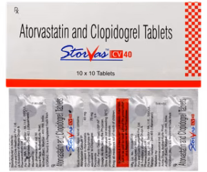 STORVAS CV 40MG TAB  1,S