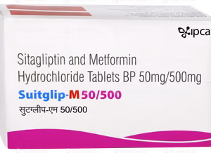 SUITGLIP M 50/500MG TAB  1,S