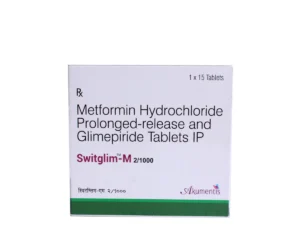SWITGLIM M 2/1000MG TAB  1,S